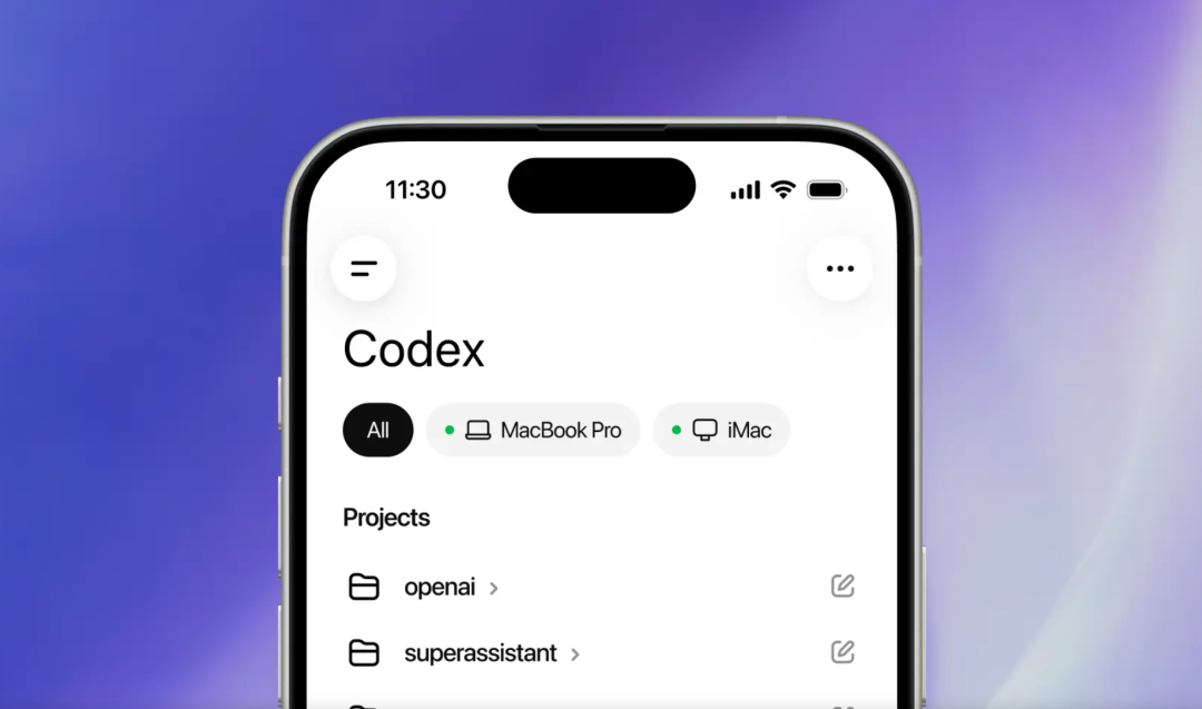ChatGPT用户有福啦！Codex移动版上线，手机可远程操控