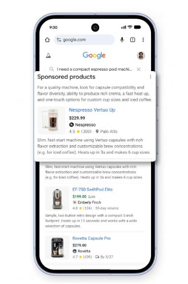 谷歌Gemini推新：搜商品时推产品还有专属选购解读-第2张图片-开云app在线下载-开云体云app官网入口下载-V3.6.9